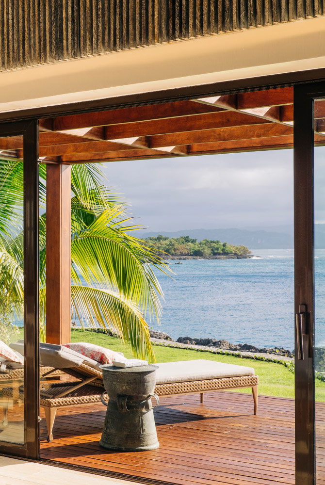 Private Balcony Overlooking the Ocean