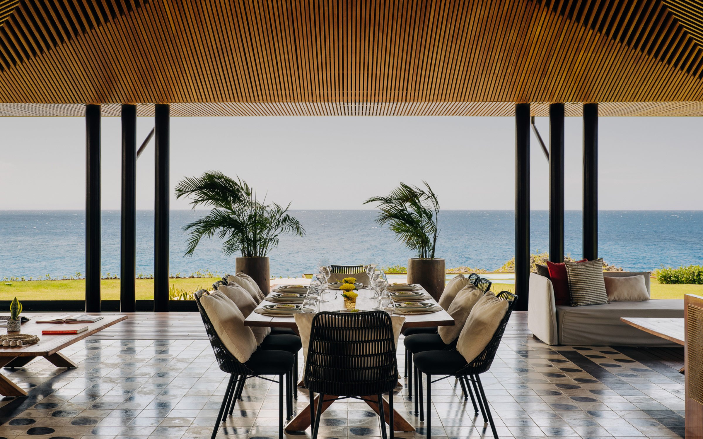Private Dining Area - Overlooking the Sea