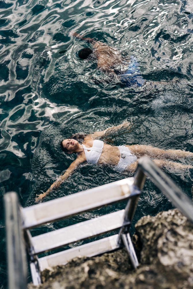Swimming in the Private Bay