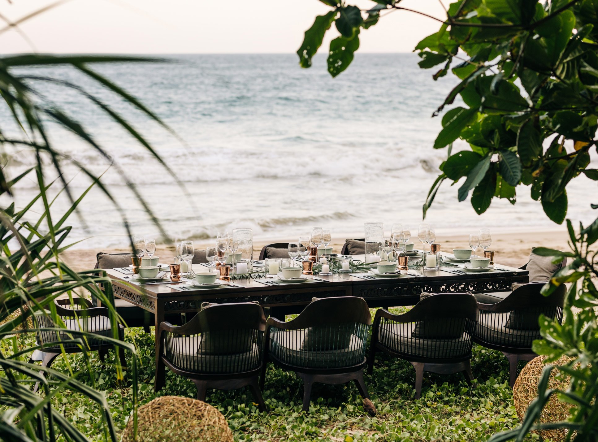 Private Beach Dining Beach Experience