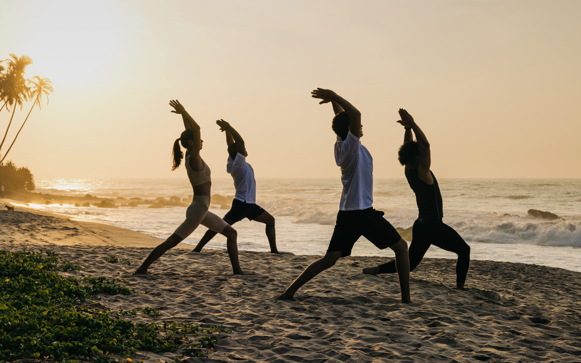 Private Beach Yoga at Sunrise