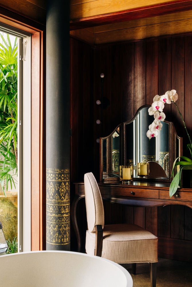 ANI Thailand Accommodation Pool Suite Bathroom Dressing Table